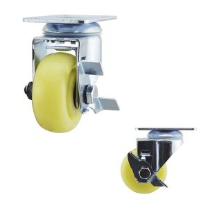 Buy cheap 75mm Wheel Side Locking Beige PP Medium Duty Casters from wholesalers