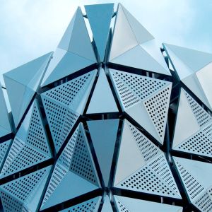 Buy cheap Custom Perforated Aluminum Wall Cladding Panel And Building Decoration Material from wholesalers