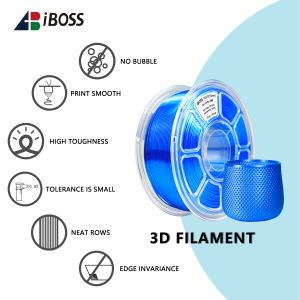 Buy cheap iboss 3d printing Filament Silk Blue 1.75mm PLA Plus Toughness Enhanced 3D Printer 1000g from wholesalers