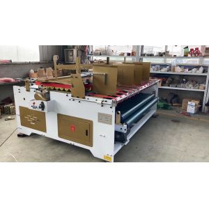 Buy cheap Manual Carton Box Semi Automatic Folder Gluer Machine with and Customer's Request from wholesalers