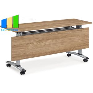 China Meeting Room Folding Stackable Conference Tables Executive Computer Office Desks With Drawer on sale China Meeting Room Folding Stackable Conference Tables Executive Computer Office Desks With Drawer on sale