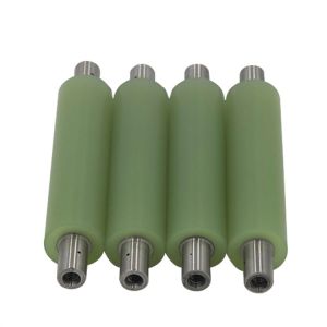 Buy cheap Low Noise 12'' Rubber Roller Rubber Idler Roller Precise Tolerance from wholesalers