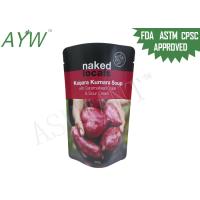 Buy cheap Resealable Zipper Food Packaging Bags Plastic Laminated With Customized Color / product