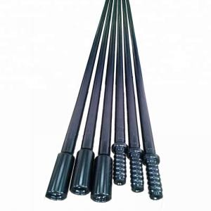 Buy cheap R25 R32 R38 T38 T45 T51 Tapered Threaded Rod And Bits Rock Steel Drill Rod from wholesalers