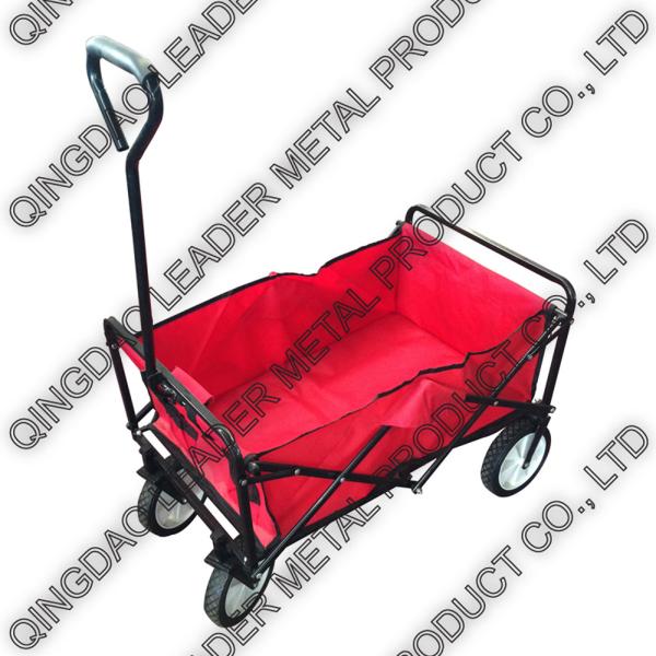 Quality China Manufacturer of Folding Utility Wagon with red 600D Polyester single-layer bag - TC1011 for sale