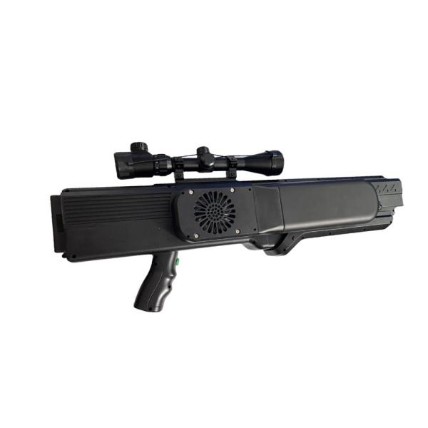 Quality Long Range 1.5KM 8 Channel Portable Anti Drone Jammer Gun Wideband Interference for sale