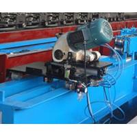 Buy cheap Gearbox Transmission PU Foam Shutter Door Roll Forming Machines With Saw Cutting product
