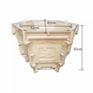 China Custom Plastic Silicone Mold For Concrete DIY Garde Flower Pot on sale