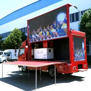 Buy cheap HD P6 Mobile Truck Mobile LED Screen Rental DC5V Working Voltage Simple Structure from wholesalers