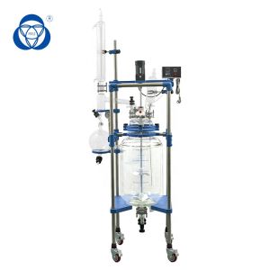 Buy cheap 2L CE Approved Jacketed Glass Reactor with 0.098 Mpa Vacuum for Chemical Testing Research from wholesalers