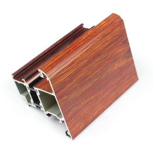 Buy cheap Thermal Break Bridge Wood Grain Aluminium Door And Window Frames from wholesalers