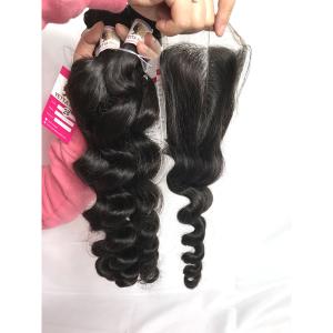 Buy cheap 12 Inch 100% Brazilian Virgin Hair Unprocessed Cuticle Aligned Raw Loose Wave from wholesalers