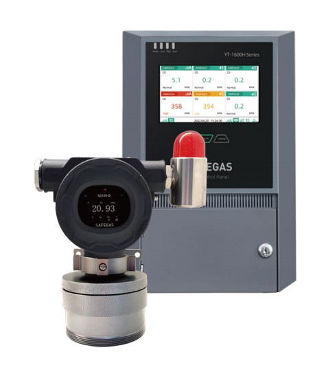 Buy cheap Fixed 4 In 1 Gas Detector LEL/CO/H2S/O2 Lora Wireless Transmission Alarm Function IECEX Explosion-Proof Certification from wholesalers