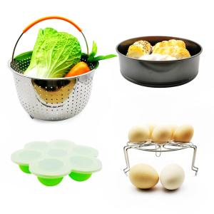Buy cheap Amzon Hot Sell 10 pcs Silicone Various Combination Kitchen Pot Accessories Set Inculde Non-Stick Cake Pan, Egg Bites Molds, etc from wholesalers