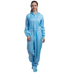 Buy cheap H-1123 ESD Safety Coverall 98% Polyester 2% Conductive Fiber from wholesalers