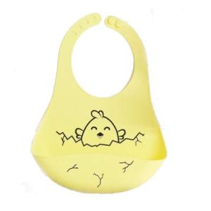 Customized Color Silicone Baby Bibs Waterproof Easy To Clean / Roll Up