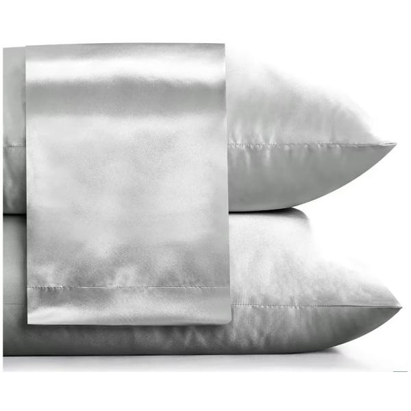 Buy cheap Satin Solid Pillowcase Set Machine Washable Hypoallergenic Cover from wholesalers