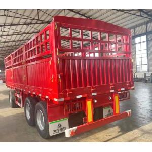 Small Farm Draw Bar Trailer Fence Semi Trailer with 2/3 Axle Number Heavy Duty