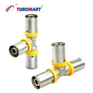 Buy cheap Pex Al Pex Gas System Press Pipe Fittings For Gas Pipe Connections from wholesalers