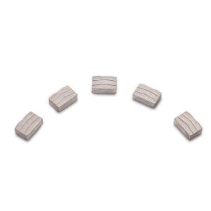 Durable M shape 24*7.6/8.4*15 mm granite diamond segment for 6.5mm multi cutter