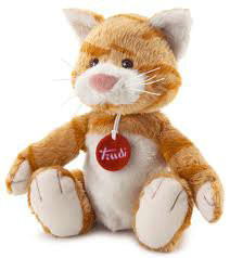 Buy cheap Promotional Brown Stuffed Animal Toys Cat Plush with Badge , Sitting Pose from wholesalers