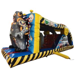 Customizable Inflatable Obstacle Course with Quadruple Stitching and Fireproof