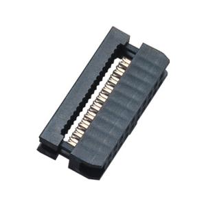 WCON 2.00mm IDC Socket PBT black Idc Ribbon Cable Connectors With Bump Phosphor