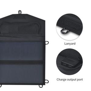 Buy cheap EU Warehouse A2 14W 6V Solar Energy System USB Low Power 3 Sockets Folding Portable Solar Panel For Camping from wholesalers