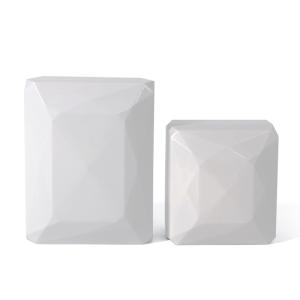 Buy cheap Hanhong Luxury Ring Box Custom Logo PU Plastic White Jewelry Storage Box with LED Light from wholesalers
