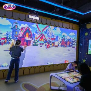 Buy cheap Continuous Content Updates Drawing Interactive Wall Games Multi Scenario Applications from wholesalers