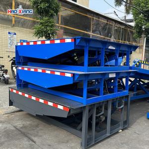 Buy cheap Electric 8T-20T Elevating Dock Steel Hydraulic Dock Ramp Blue from wholesalers