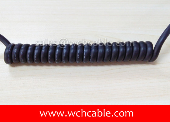 Buy cheap UL20951 Abrasion Resistant Polyurethane Spring Cable from wholesalers