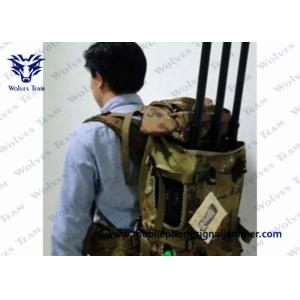 Manually Switch Control Portable Cell Phone Jammer Manpack 50-150 Meters Jamming Range