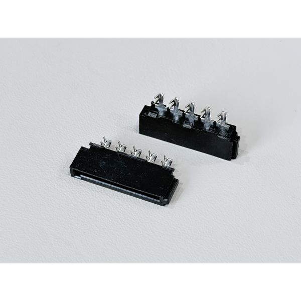 High-Reliability SATA 15Pin 180° Wire Crimp Female Connector 1.27mm Pitch | Electrical Signal & Power Terminal Connector for Server, Storage,