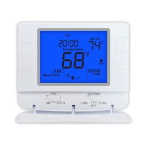 Riseem 24VAC Wired Temperature Controller Programmable Home Thermostat LCD