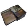 Buy cheap Decorative Rectangular Biscuit Tin Can CMYK Varnish Empty Tins With Hinged Lid from wholesalers