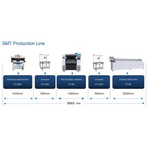 Middle Speed Min 0402 Component 10 Nozzle SMT Mounting Machine