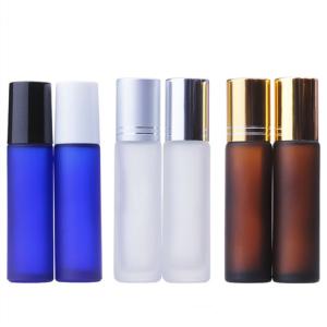 Essential Oil Roller Bottles Wholesale Amber Blue Transparent Frosted Aluminum