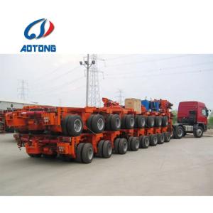 Multi Axles Bridge Girder Transport Semi-Trailer with Hydraulic Axis Steerable