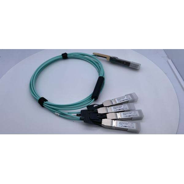Quality Cisco QSFP-4X10G-AOC3M Compatible Breakout Active Optical Cable 40G QSFP+ To 4x10G SFP+ 3M for sale