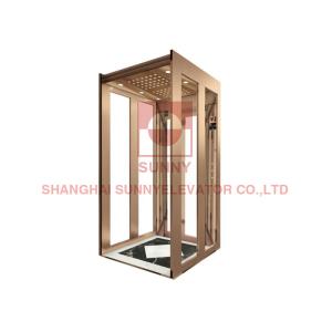 Buy cheap 1600kg 5 Person Residential Panoramic Elevator PVC Plastic Floor from wholesalers