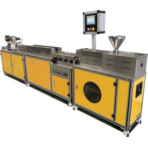 Buy cheap 1.75mm Diameter Laboratory Plastic Extrusion Machine 1kg/H Single Screw For 3D Printing from wholesalers