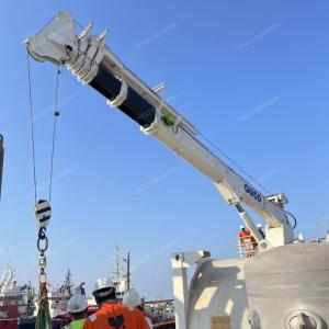 Buy cheap 4T20M Explosion-Proof Telescopic Boom Marine Crane from wholesalers