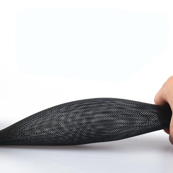 Quality Customized 1 Inch Pet Braided Cable Sleeve Fireproof Wire Sleeving for sale