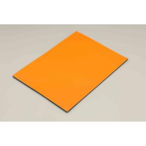 Buy cheap Exterior wall panel ACM with PVDF Coating Orange Aluminum Composite Panel building decoration 4MM 1.22*2.44m from wholesalers