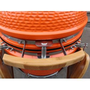 Buy cheap BBQ 22 Inch Charcoal Kamado Grill Bamboo Shelves And Handle from wholesalers