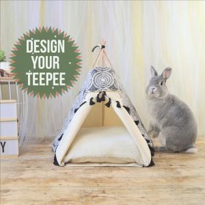 Buy cheap 100 % Handmade DIY Teepee For Rabbits Hedgehog Ferret Washable from wholesalers