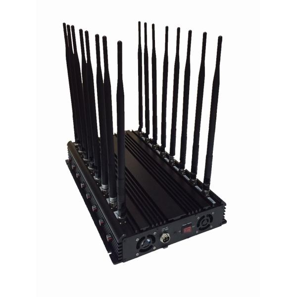 2 Watt Cell Phone Signal Jammer 16 Bands GSM CDMA 3G 4G GPS WiFi Signal EST-502F16