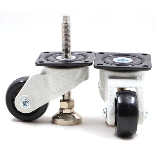 Quality Aluminum Alloy 76mm Lockable Swivel Casters / Rotating Trolley Wheels for sale