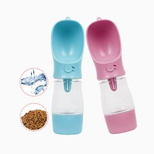Buy cheap 2 In 1 Pet Water Bottle Dispenser Dog Luxury Outdoor Portable One Button Control from wholesalers